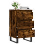 Voir la diapositive 4 : VIDAXL Buffet chene fume 40x35x70 cm bois d'ingenierie