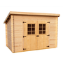 Voir la diapositive 1 : Hisense Abri madriers massifs 4.59 m² bois naturel - ch3019.02n