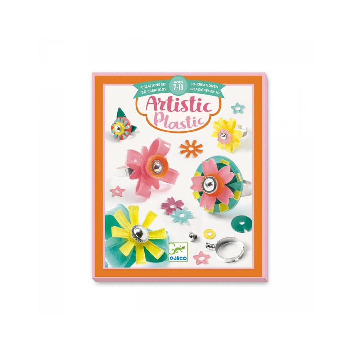 Djeco Artistic plastic collection de bagues