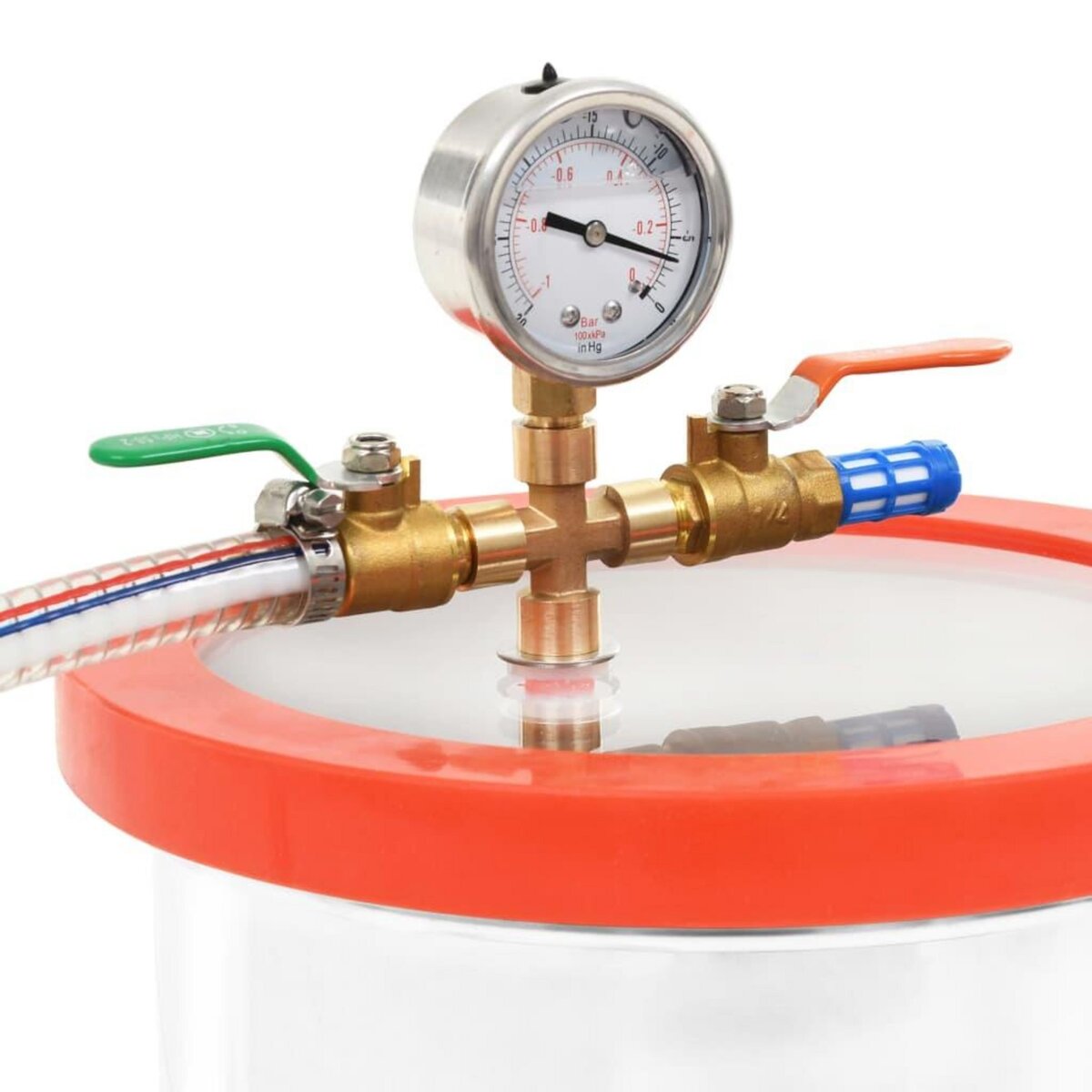 VIDAXL Chambre sous vide Acier inoxydable 11,42 L