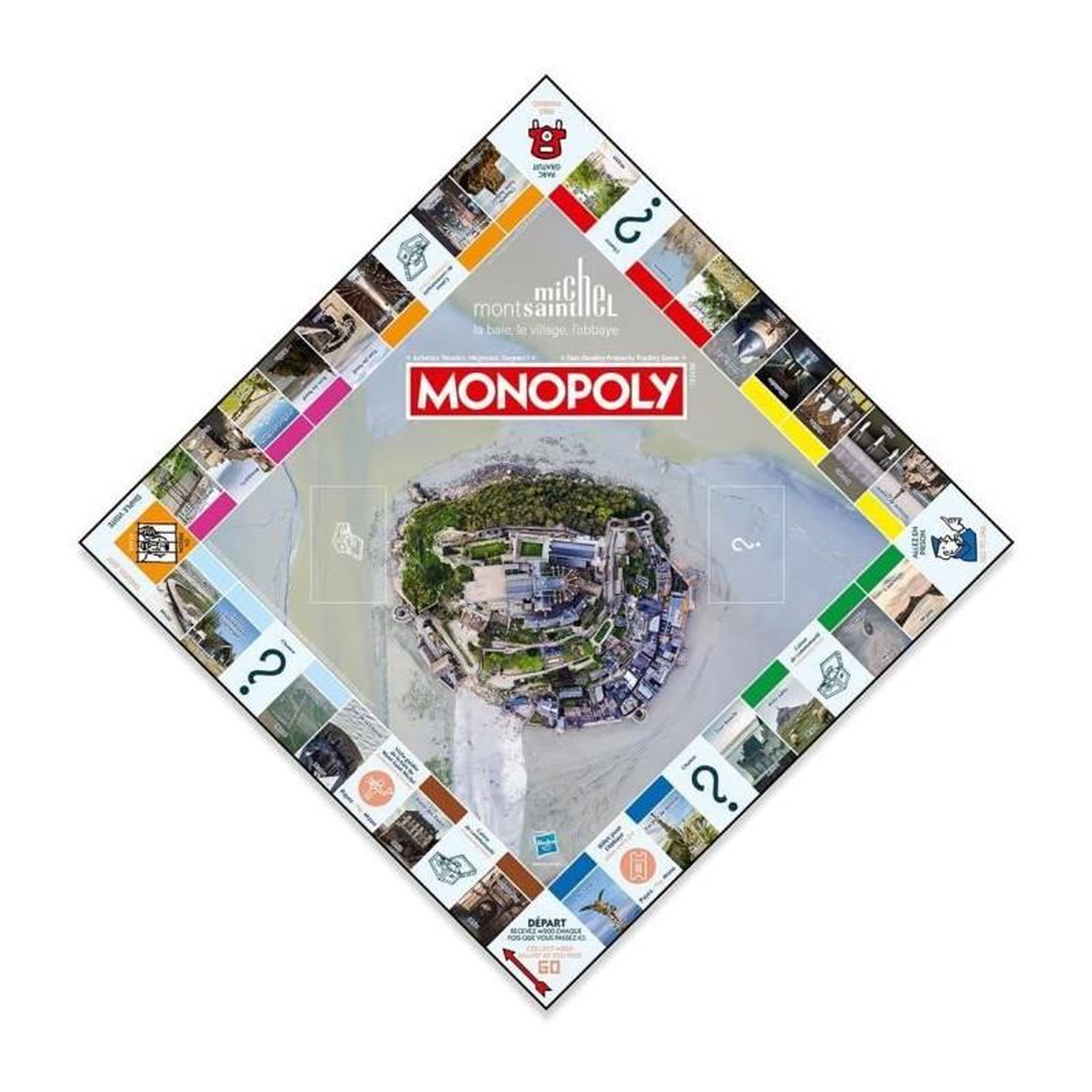 Voir la diapositive 2 : Winning Moves MONOPOLY Mont Saint Michel - Jeu de société - WINNING MOVES