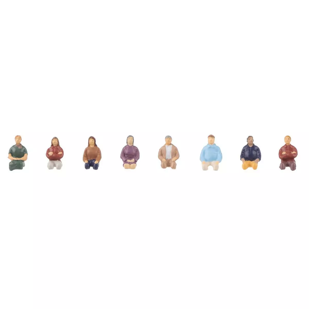 Faller Modélisme HO : Figurines : Personnes assises, sans jambes