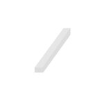 ESPACE-BRICOLAGE Bande caoutchouc spongieux silicone blanc 25x25mm longueur 1m