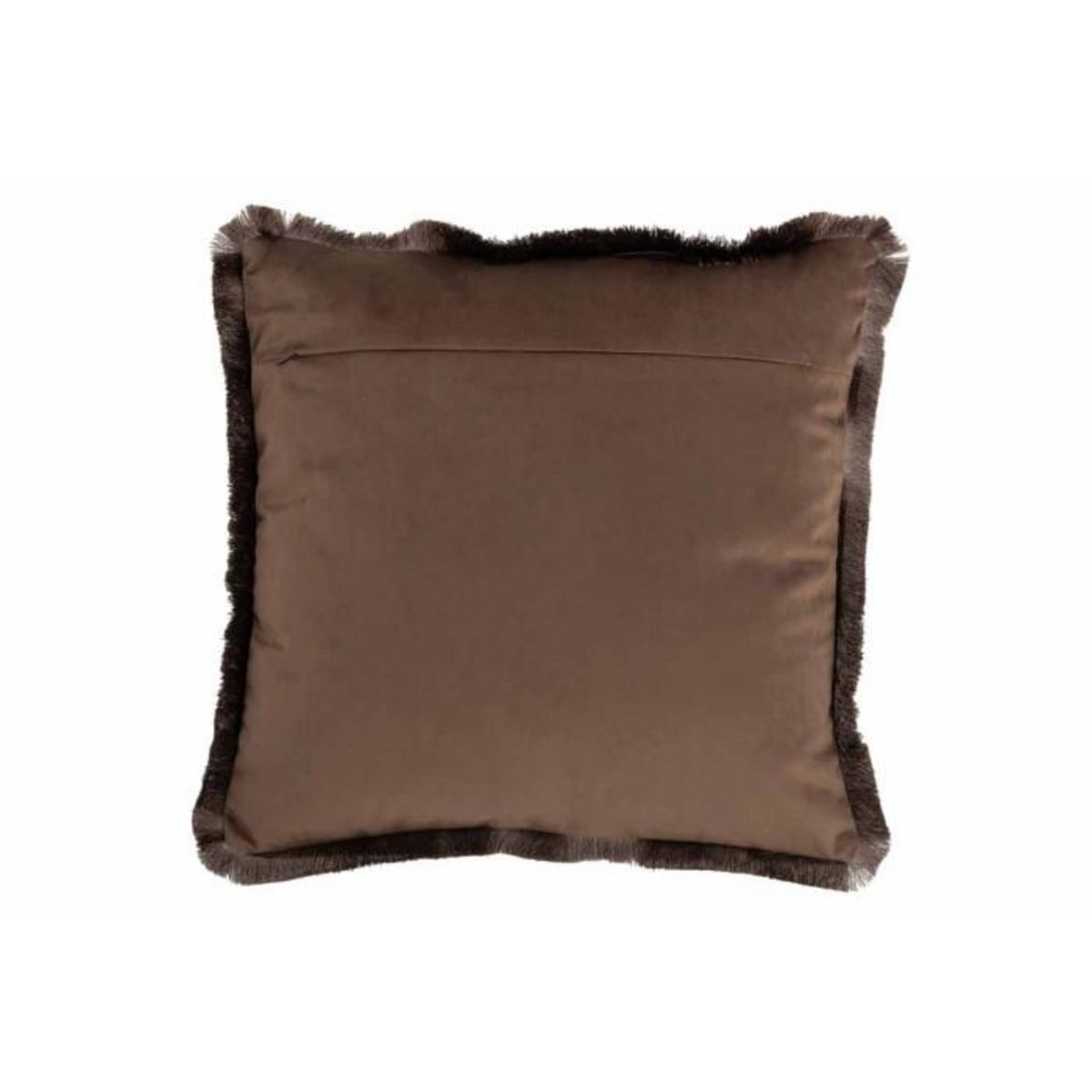 Paris Prix Coussin Carré Déco  Alpha  42x43cm Marron