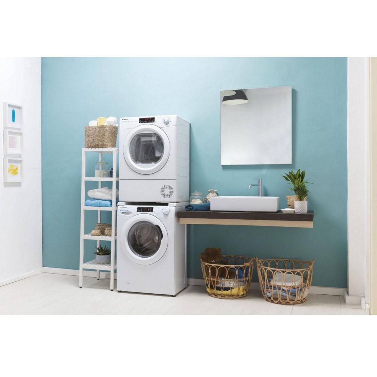 Candy Sèche-linge pompe à chaleur 60cm 7kg blanc - cso4h7a2des