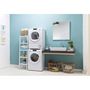 Voir la diapositive 5 : Candy Sèche-linge pompe à chaleur 60cm 7kg blanc - cso4h7a2des