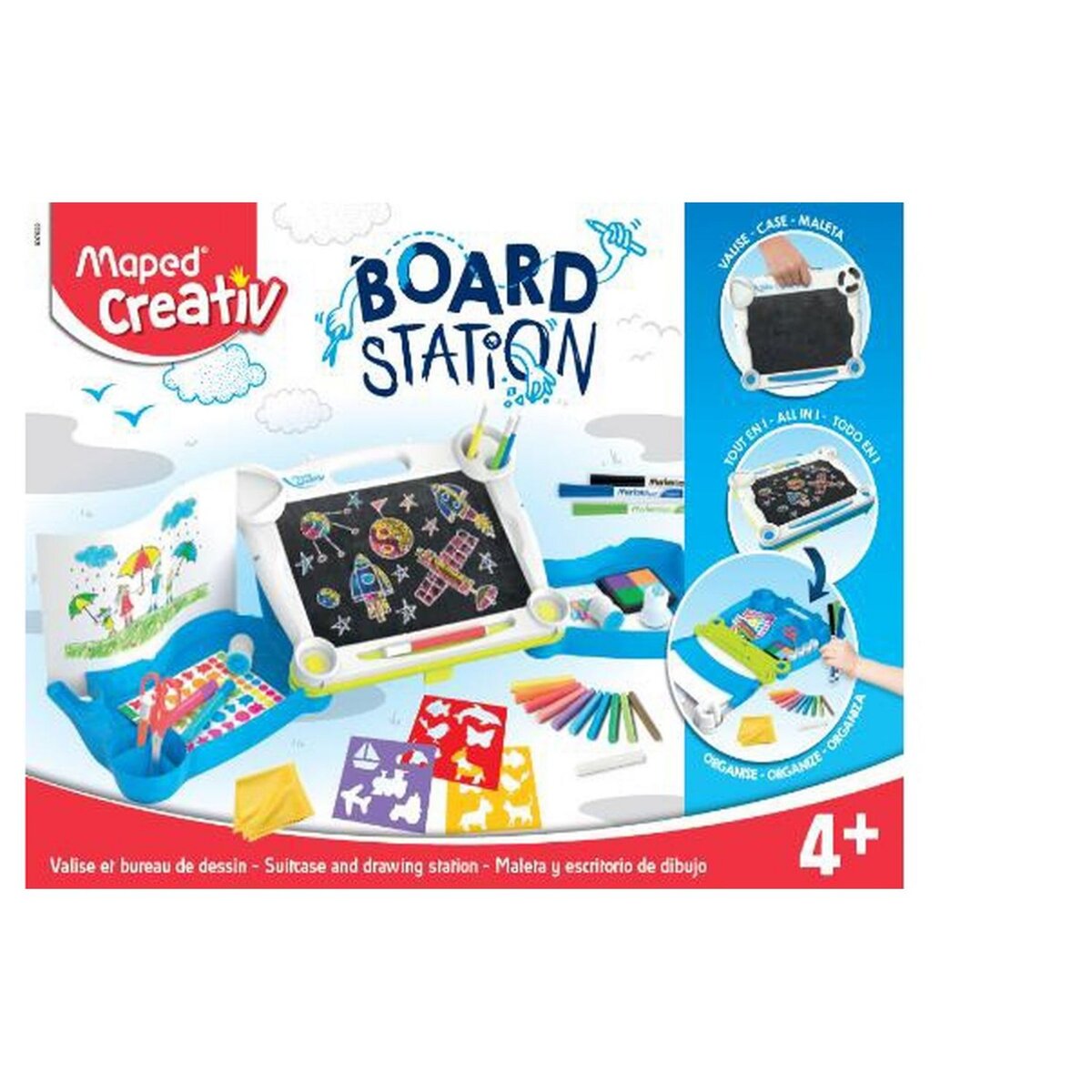 MAPED Valise de dessins effaçables