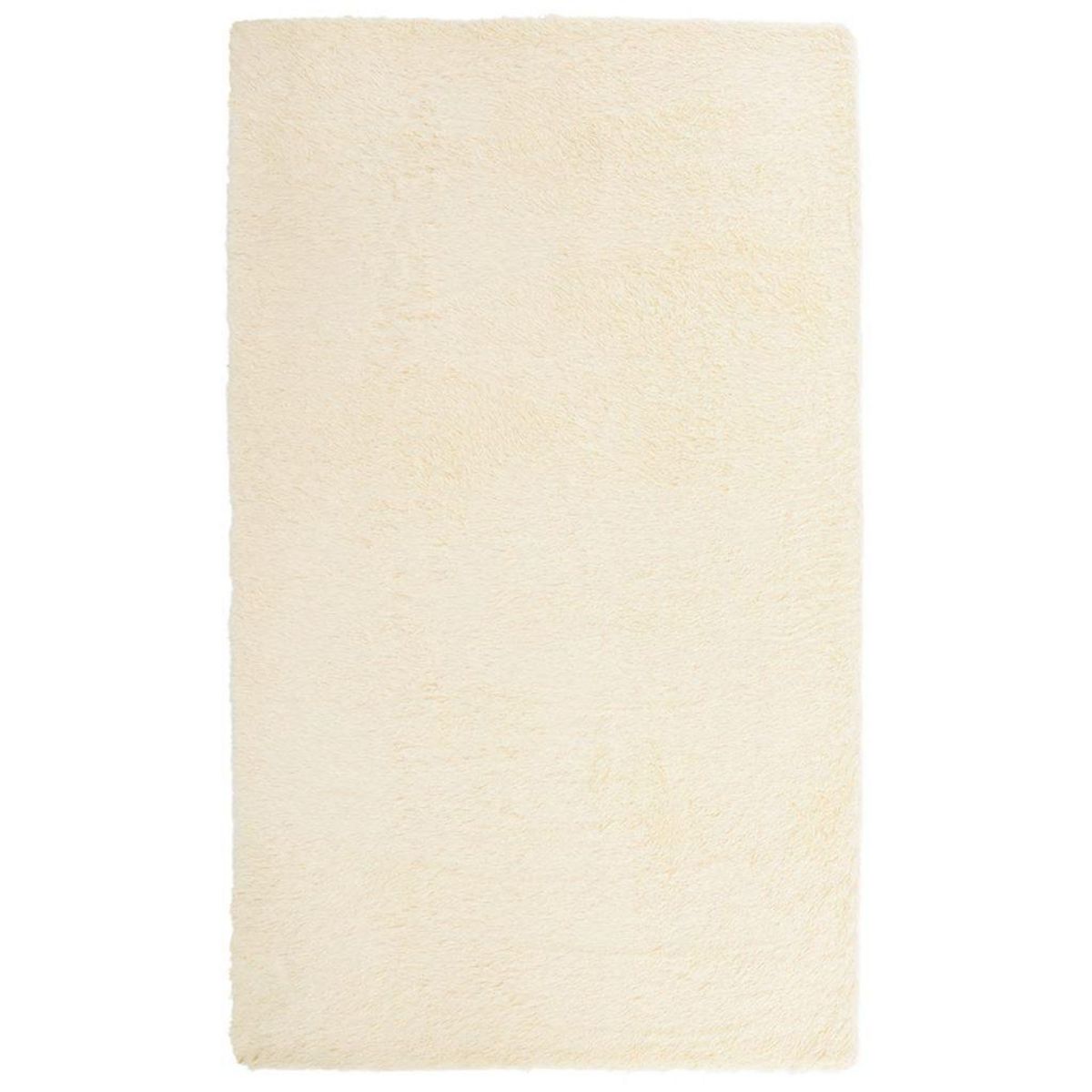 VIDAXL Tapis Shaggy a poils longs NAVARRA creme 60x100 cm polyester