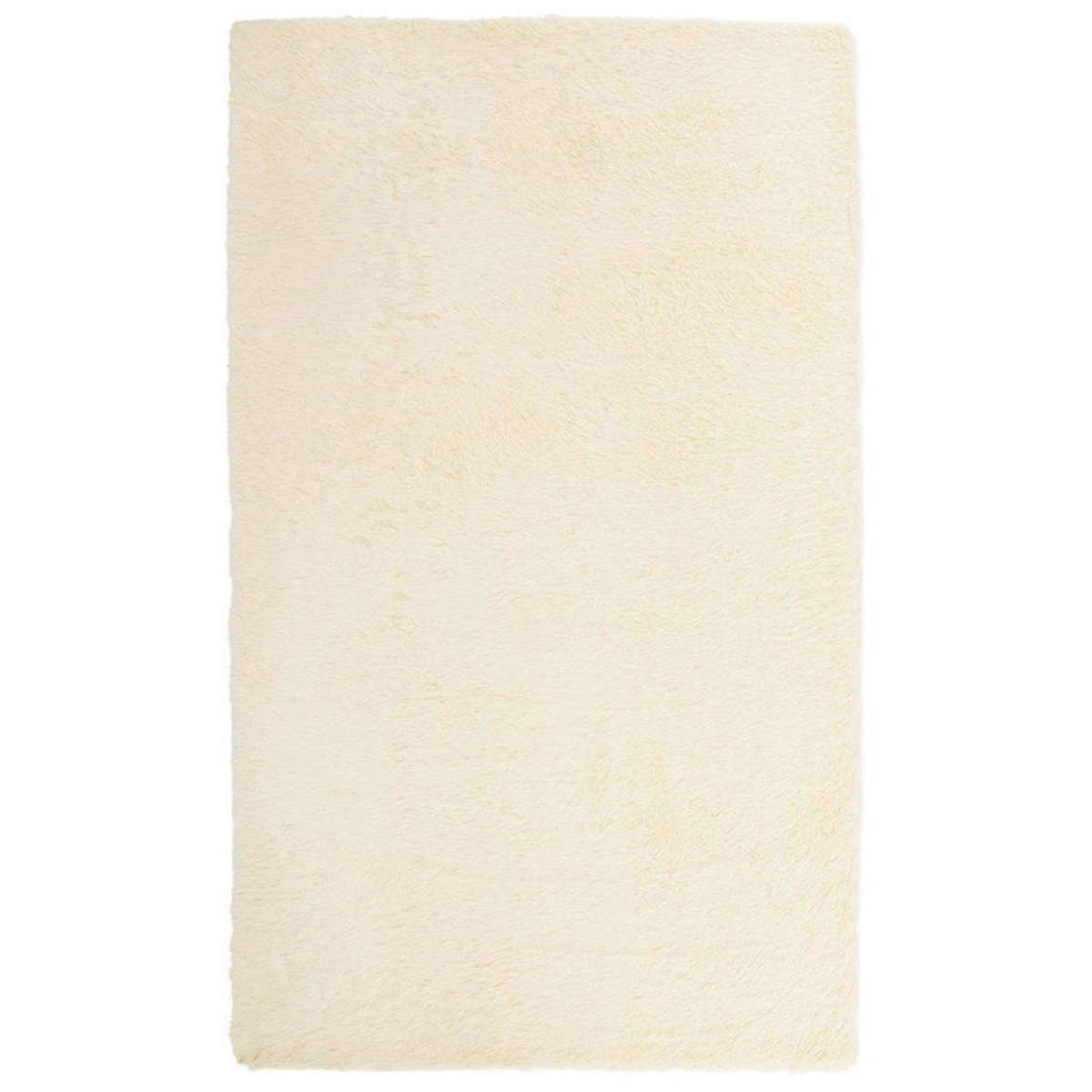 VIDAXL Tapis Shaggy a poils longs NAVARRA creme 60x100 cm polyester