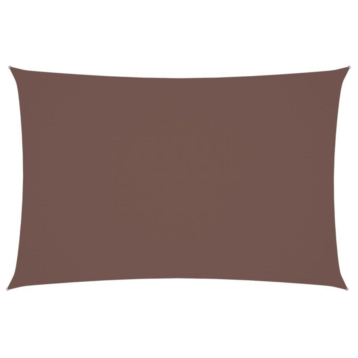 VIDAXL Voile de parasol Tissu Oxford rectangulaire 2x4 m marron