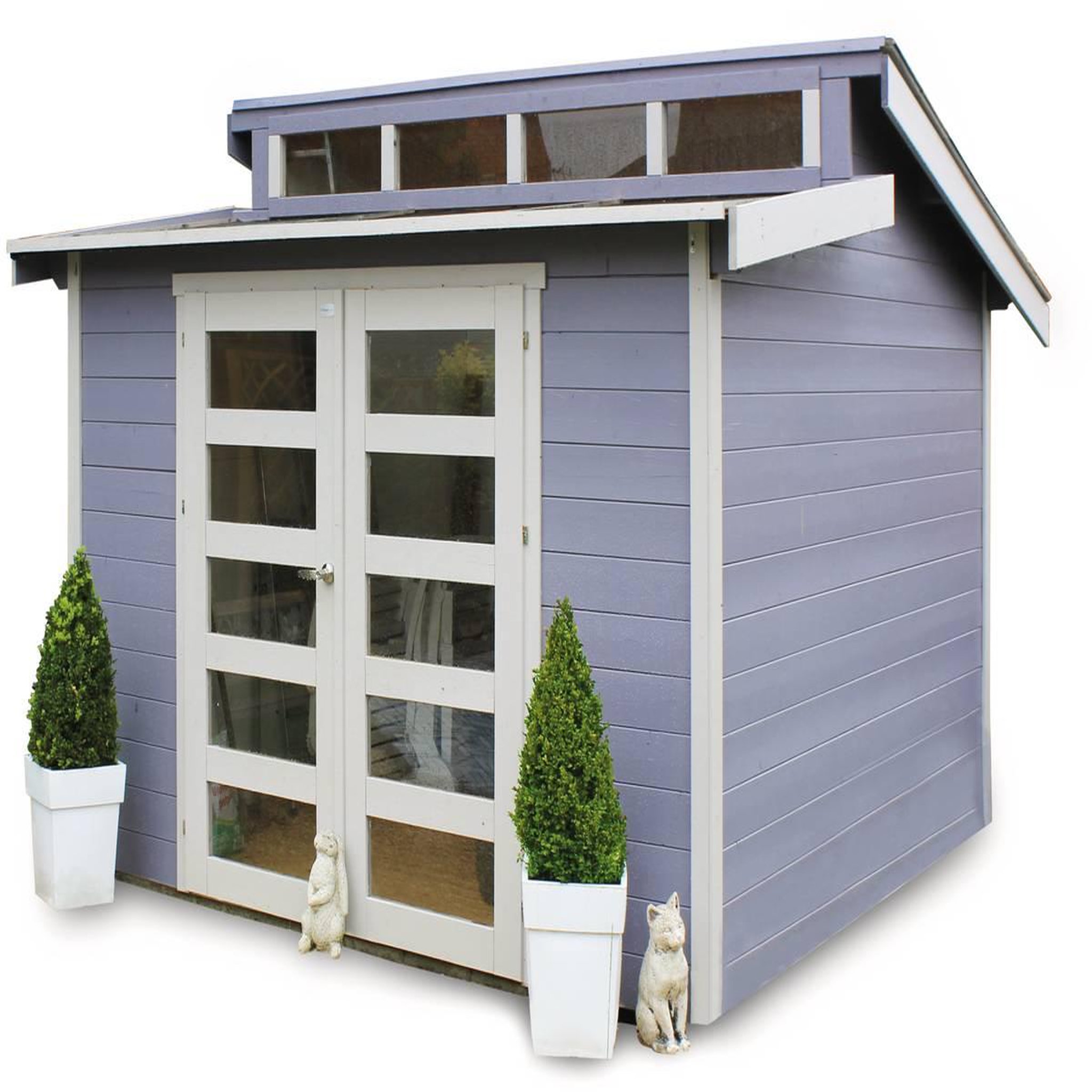 Voir la diapositive 1 : Habitat et Jardin Abri jardin bois  Milano  - 8.92 m² - 2.99 x 2.99 x 2.63 m - 28 mm