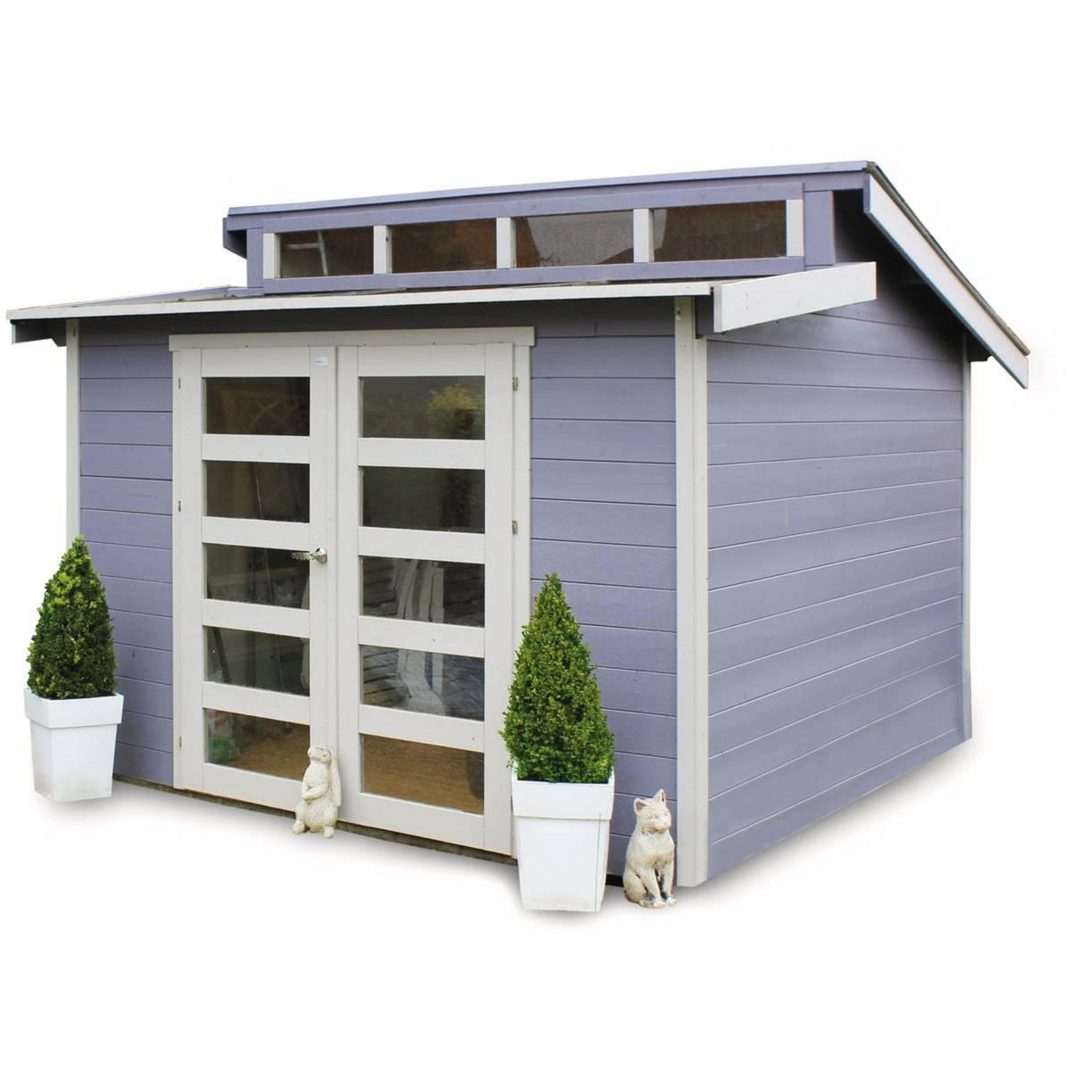 Habitat et Jardin Abri jardin bois  Milano  - 8.92 m² - 2.99 x 2.99 x 2.63 m - 28 mm