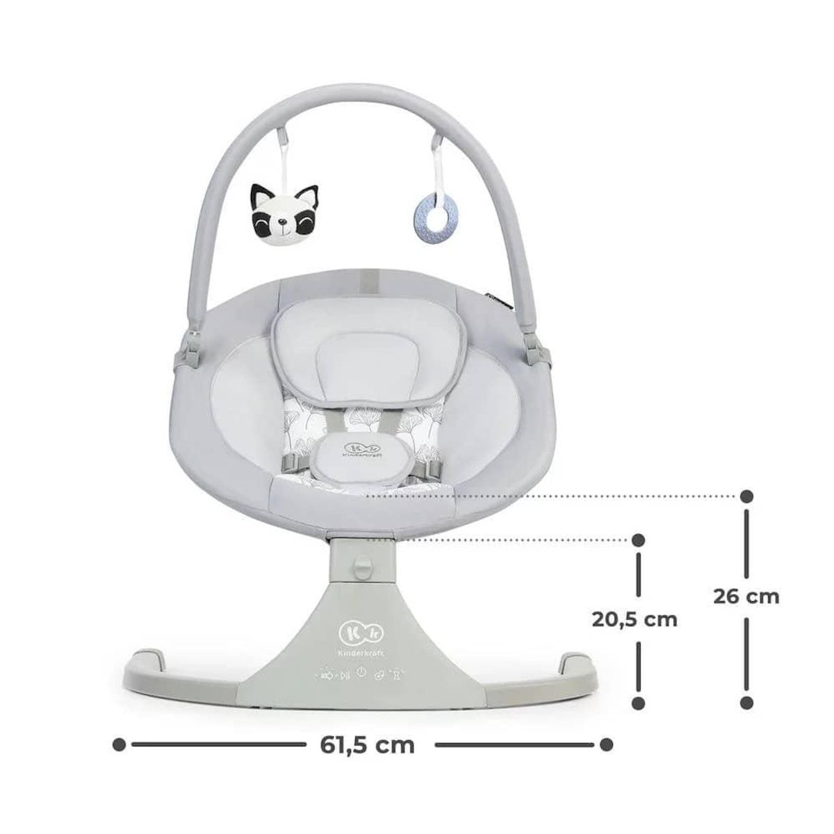 KINDERKRAFT Balancelle transat bebe modele pratique confortab