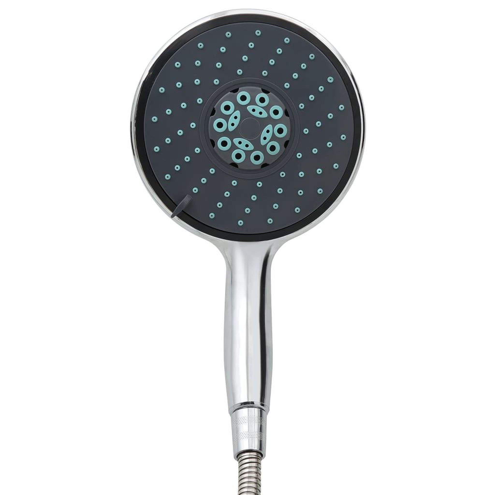 Voir la diapositive 2 : VIDAXL Pomme de douche multifonctionnelle a main et tuyau 1,5 m Chrome