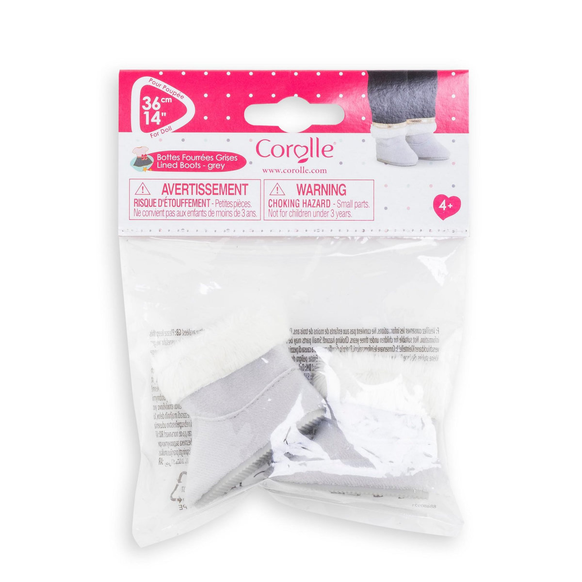 Corolle Bottes Fourrées pour Poupée ma Corolle