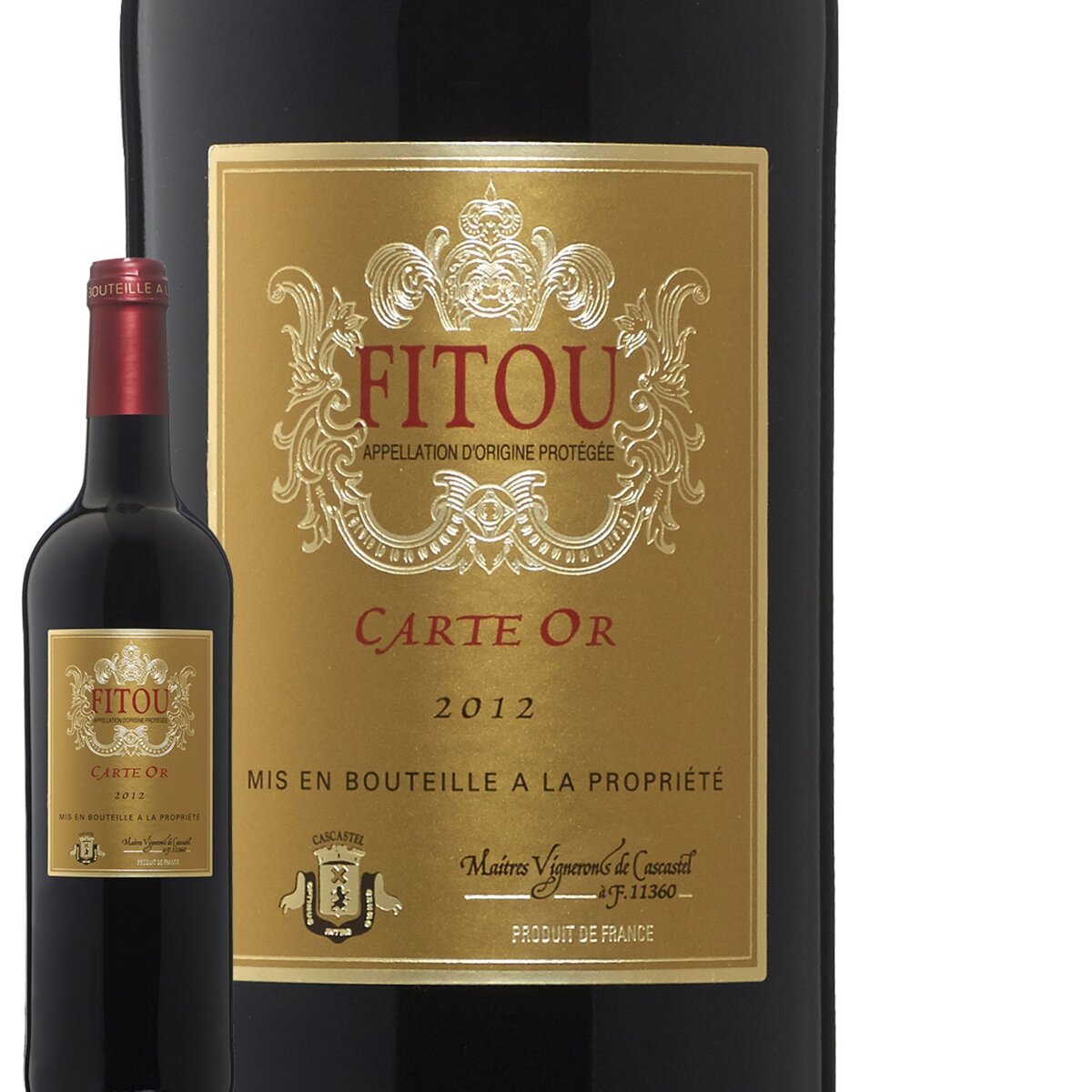 Carte Or Fitou Rouge 2012