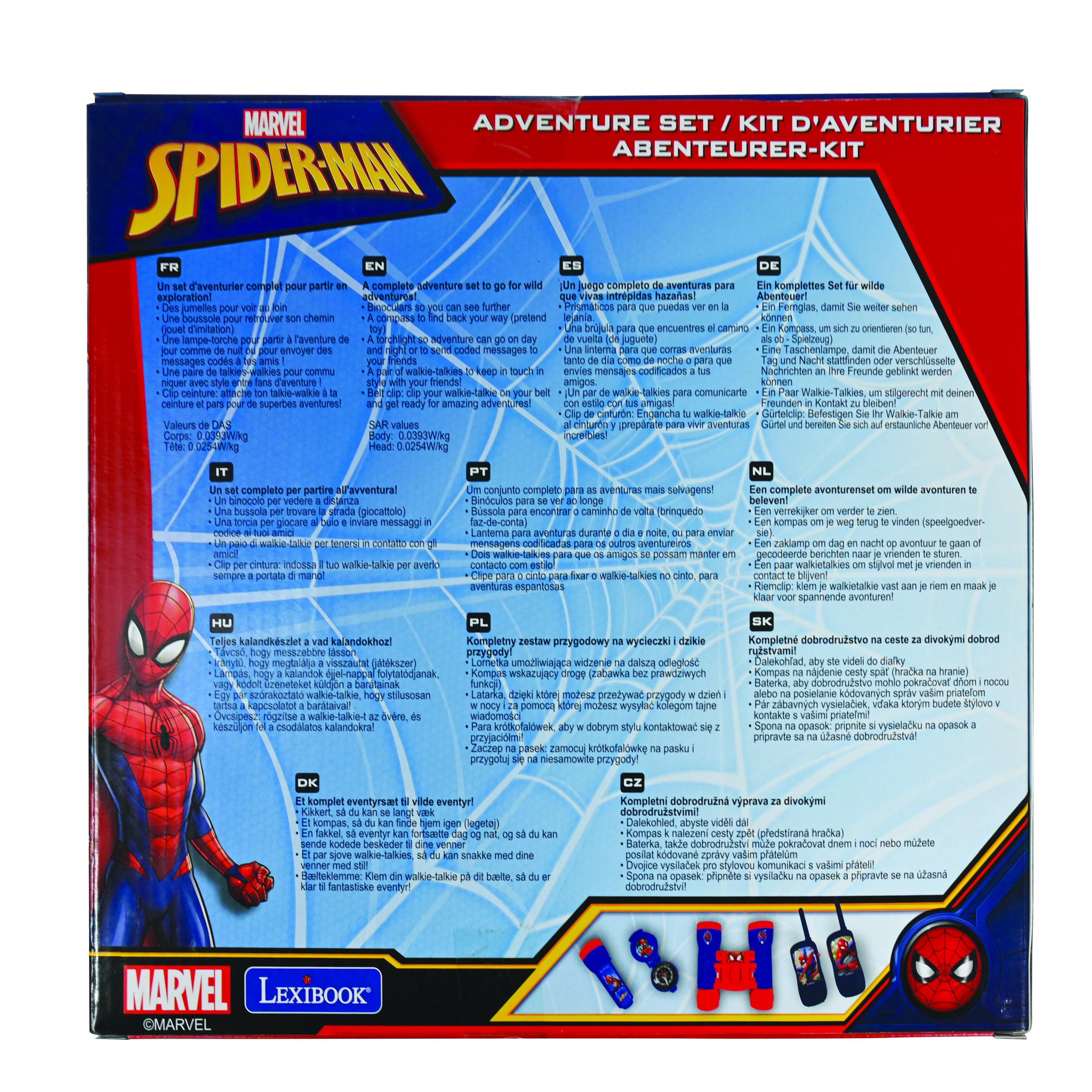 Voir la diapositive 6 : Lexibook Kit d'aventurier SpiderMan