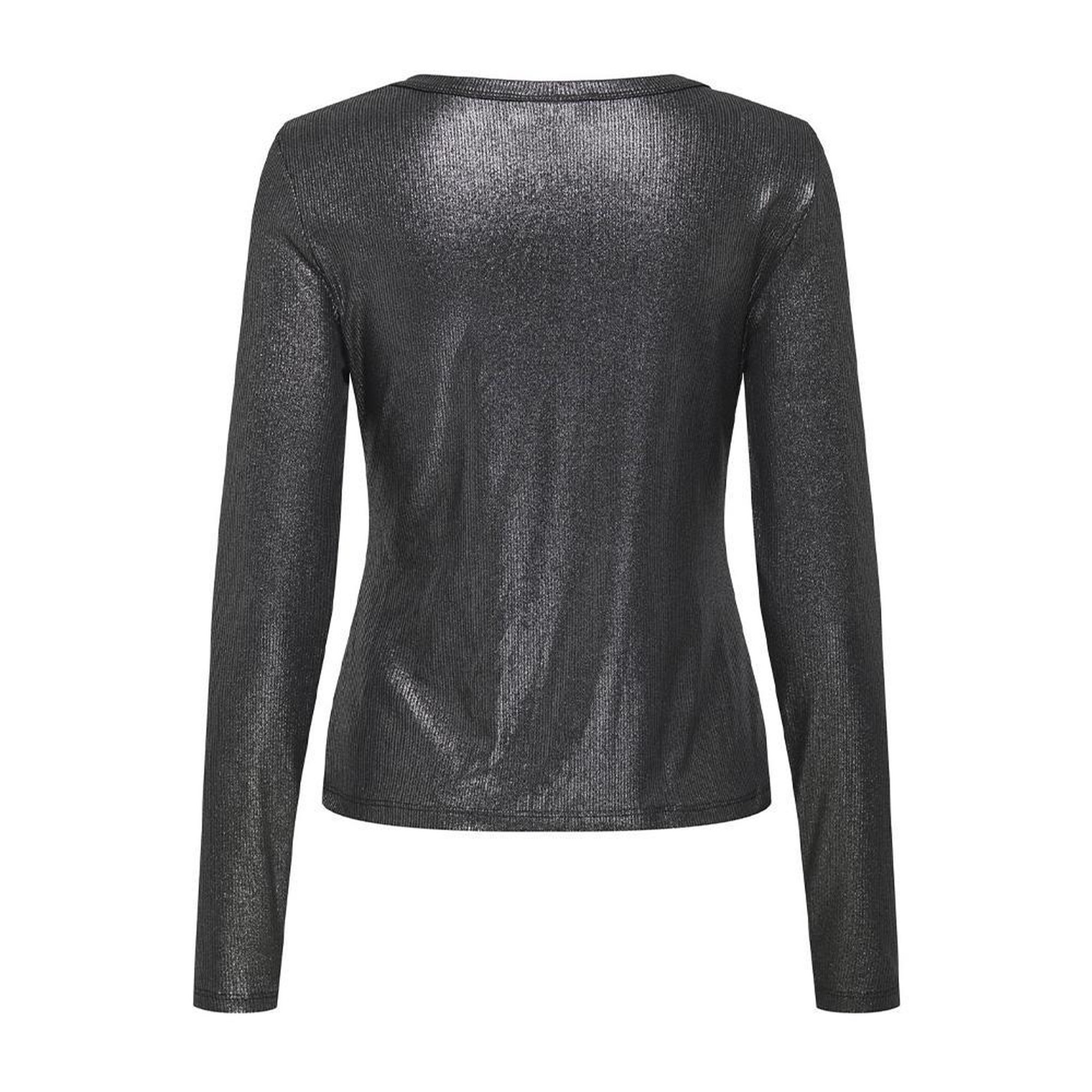 Voir la diapositive 2 : JACQUELINE DE YONG T-Shirt Manches Longues Noir Femme JDY Sofia