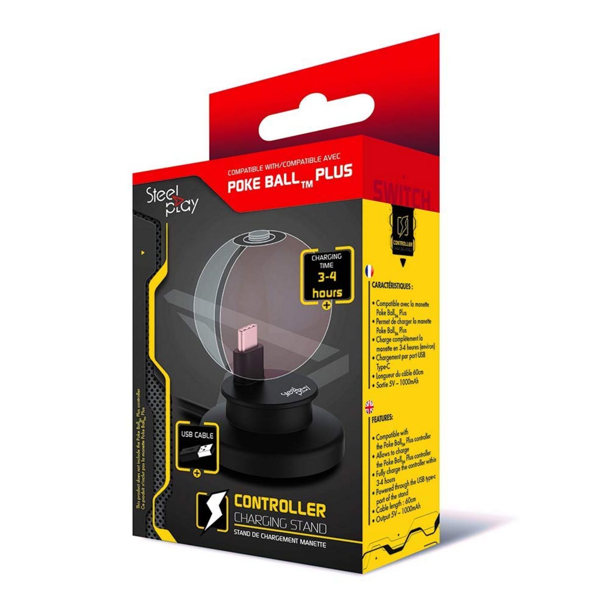 Chargeur USB pour Manette PokéBall Plus - Nintendo Switch