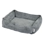 Paris Prix Panier pour Chien & Chat en Velours  Granit  65cm Gris