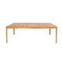 Voir la diapositive 3 : SWEEEK Table de jardin SENORA acacia avec coins arrondis, 10 places, 200 x 100 x 75 cm