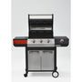Voir la diapositive 7 : Barbecue gaz 3 brûleurs + 1 latéral inox EMMA