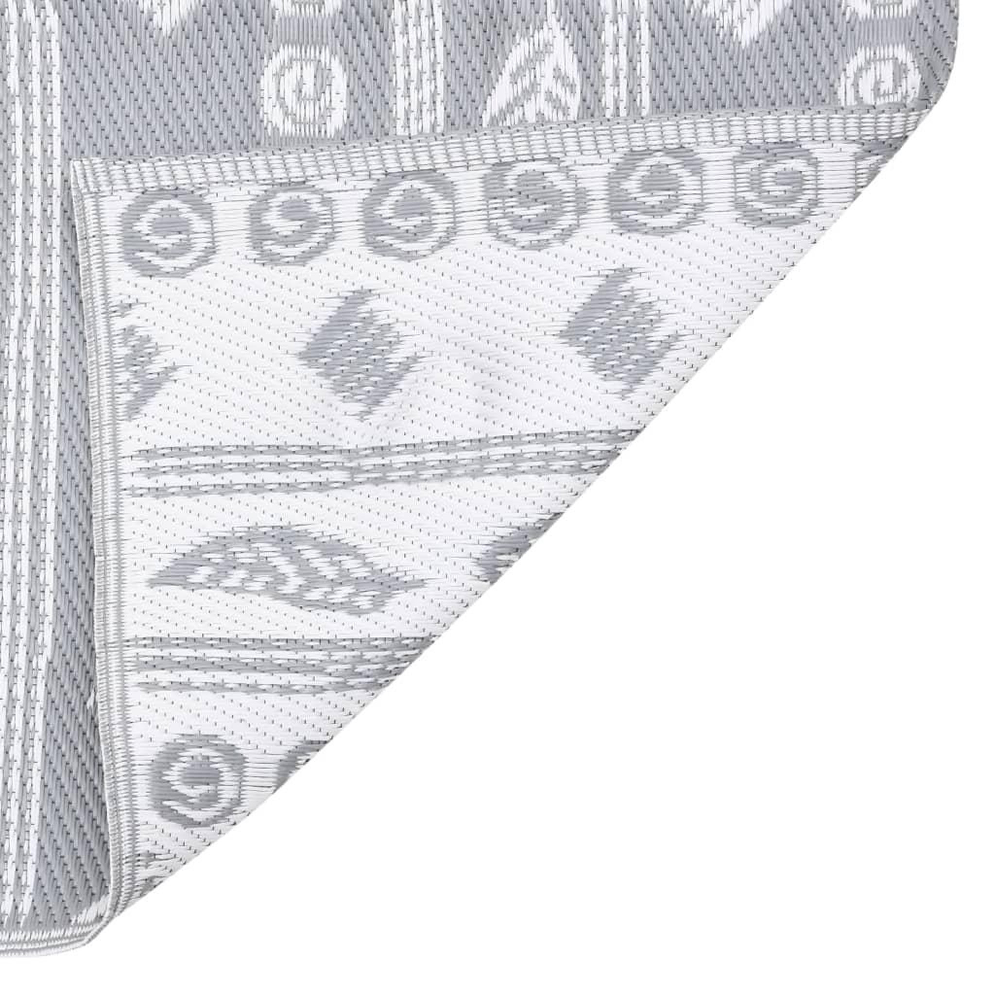 Voir la diapositive 4 : VIDAXL Tapis d'exterieur Gris 190x290 cm PP