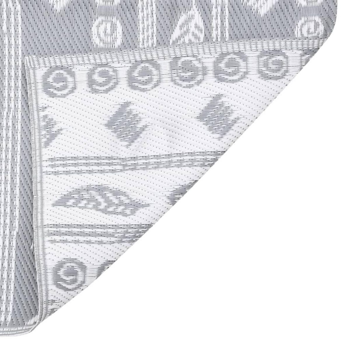 VIDAXL Tapis d'exterieur Gris 190x290 cm PP