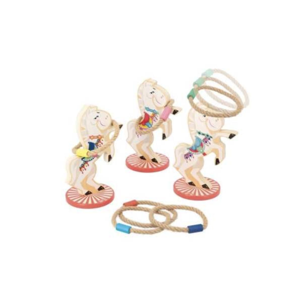 Juratoys-Janod Jeux d anneaux chevaux -Janod