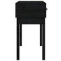 Voir la diapositive 5 : VIDAXL Table console Noir 76,5x40x75 cm Bois massif de pin