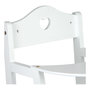 Voir la diapositive 2 : SMALL FOOT SMALL FOOT Chaise haute pour poupées cœur blanc Pipa