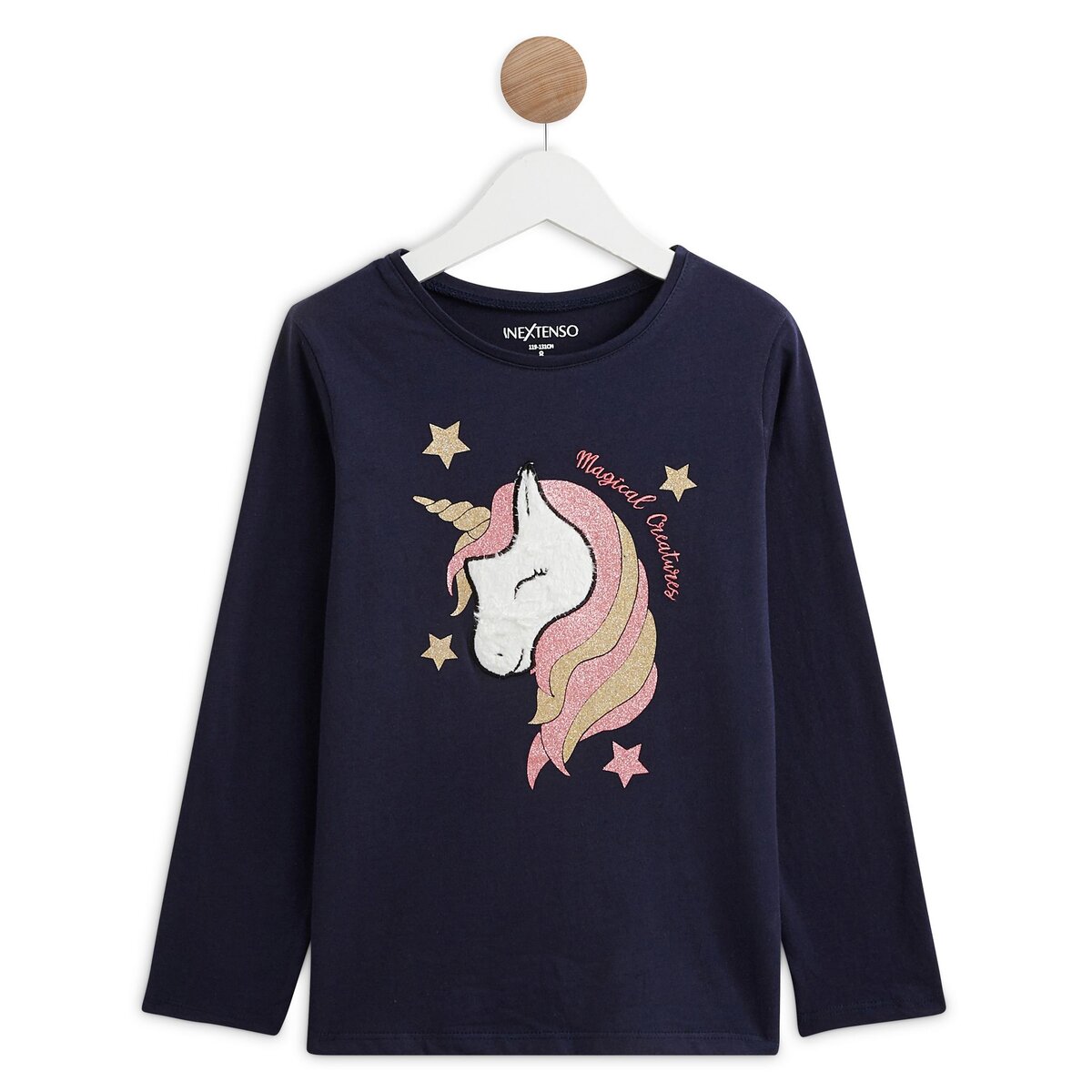 IN EXTENSO T-shirt manches longues licorne fille