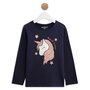 Voir la diapositive 1 : IN EXTENSO T-shirt manches longues licorne fille