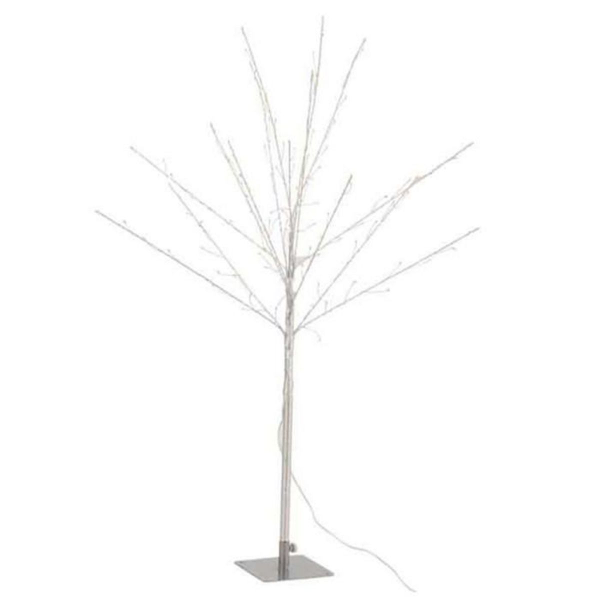 Paris Prix Arbre Déco Led en Métal  Dénudé  100cm Argent