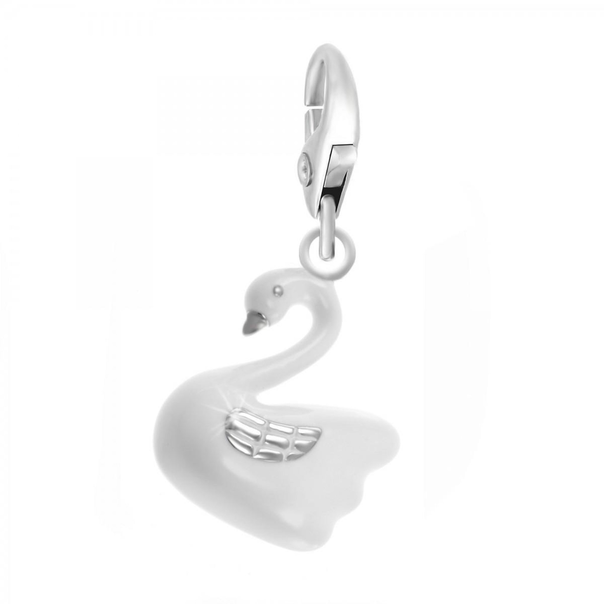 SC CRYSTAL Charm cygne blanc SC Crystal