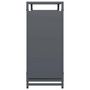 Voir la diapositive 6 : VIDAXL Portant de bois chauffage anthracite 90x28x65 cm