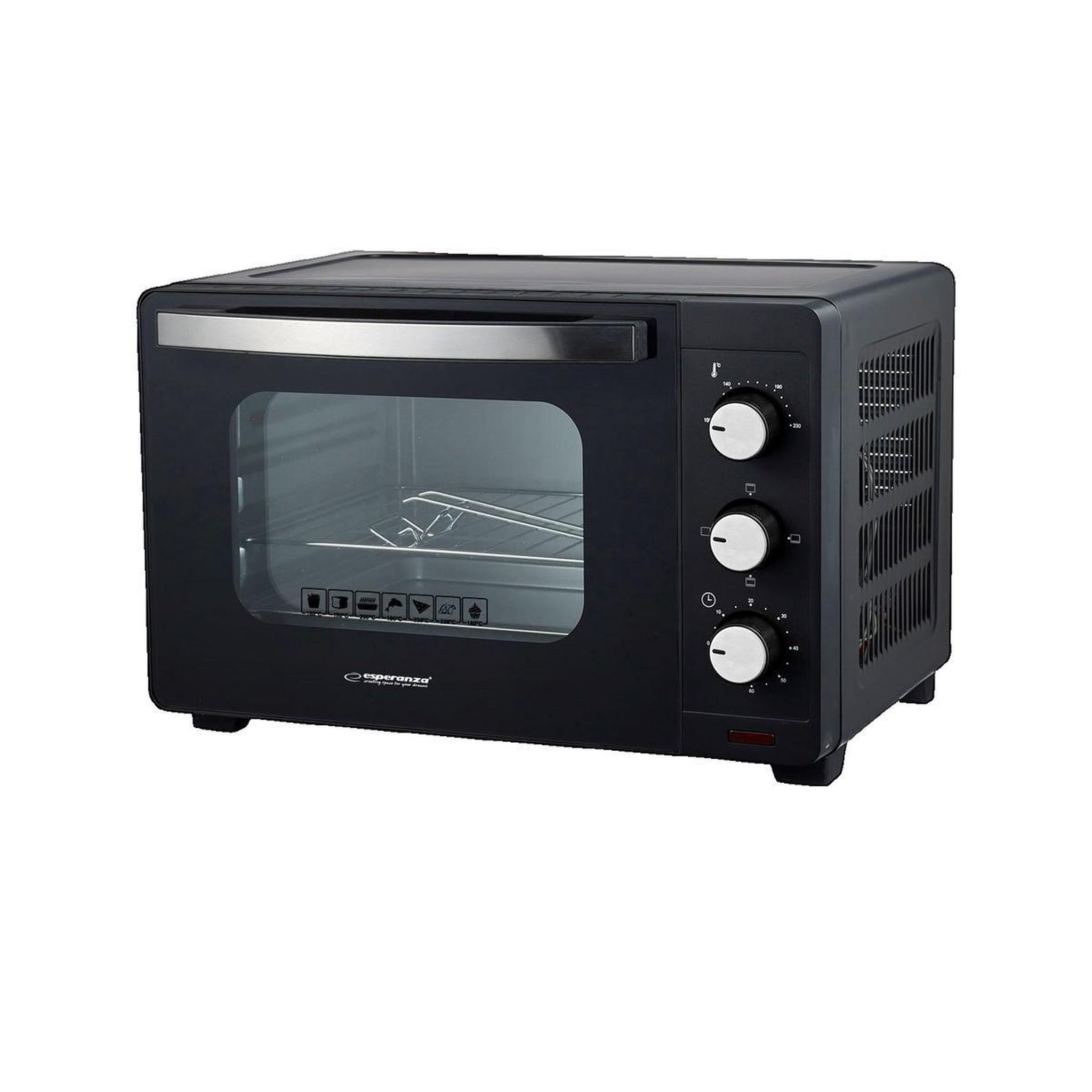 Voir la diapositive 1 : ESPERANZA Mini four Esperanza EKO008N 20 litres 1280 W