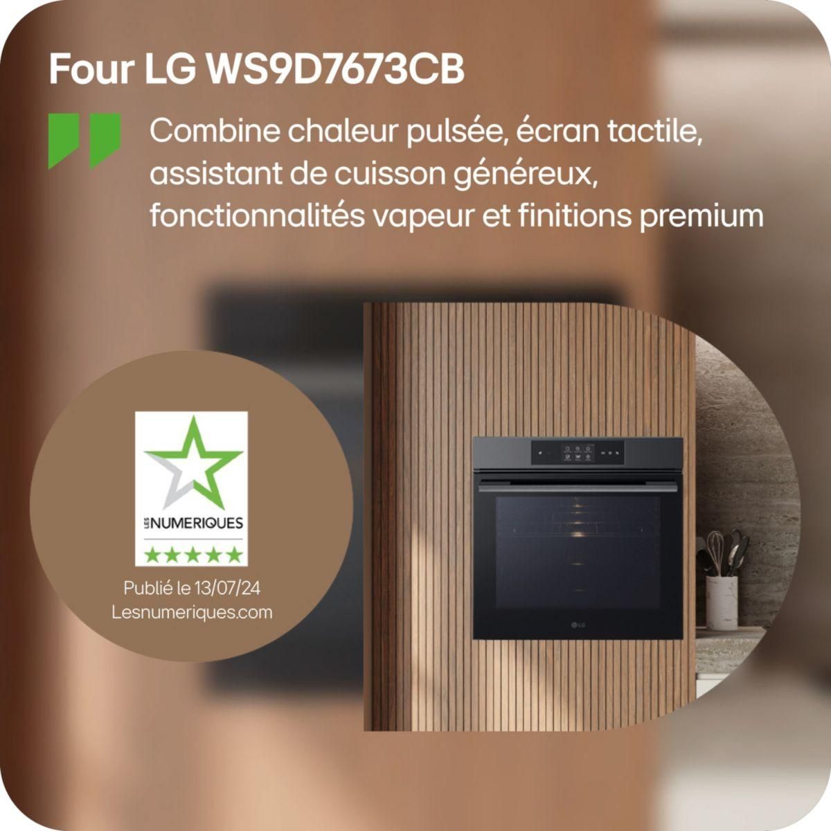 LG Four encastrable fonction vapeur WS9D7673CB Instaview