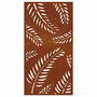 Voir la diapositive 4 : VIDAXL Decoration murale jardin 105x55 cm acier corten design feuille