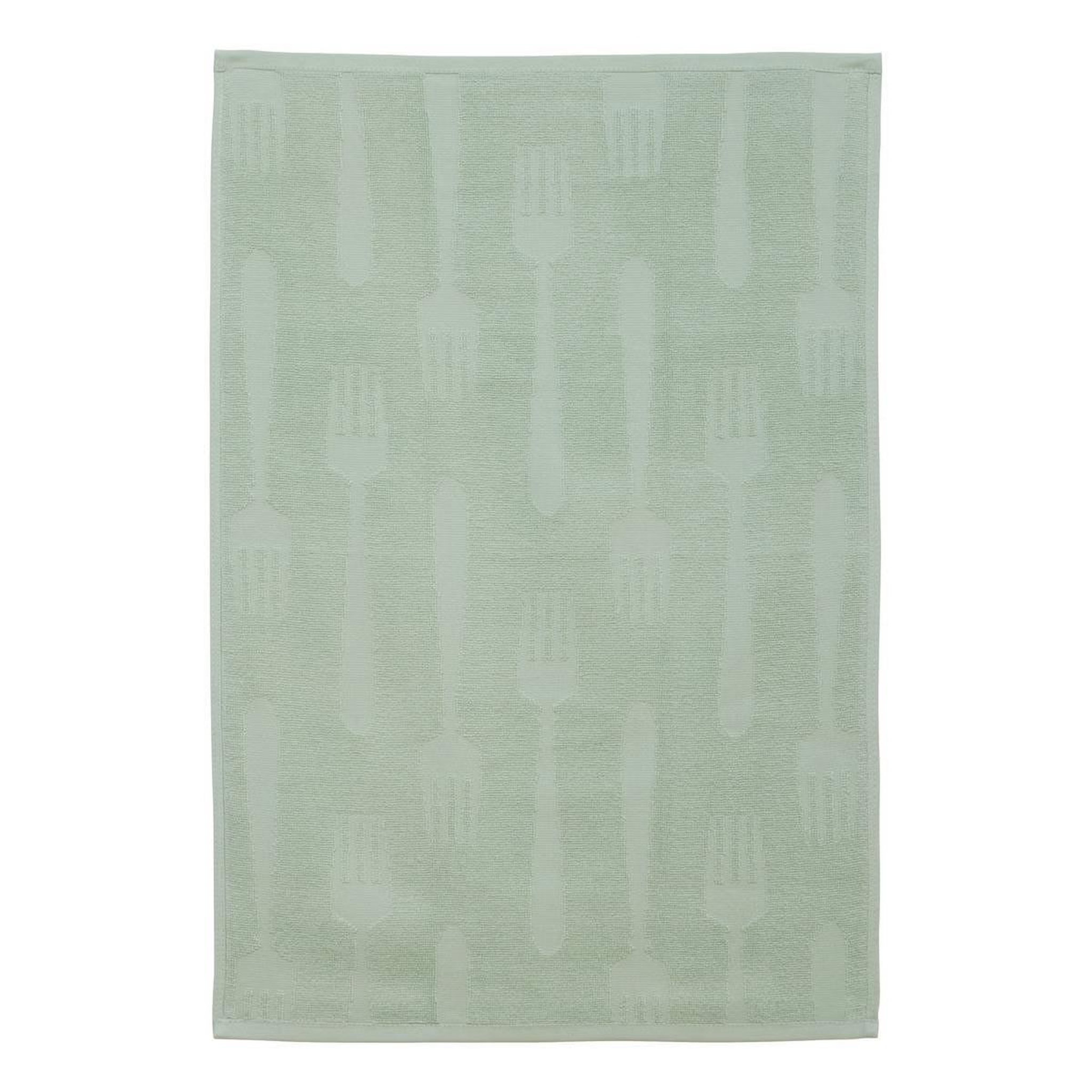 Voir la diapositive 2 : ATMOSPHERA Lot de 2 torchons de cuisine  terry  45x70cm vert céladon