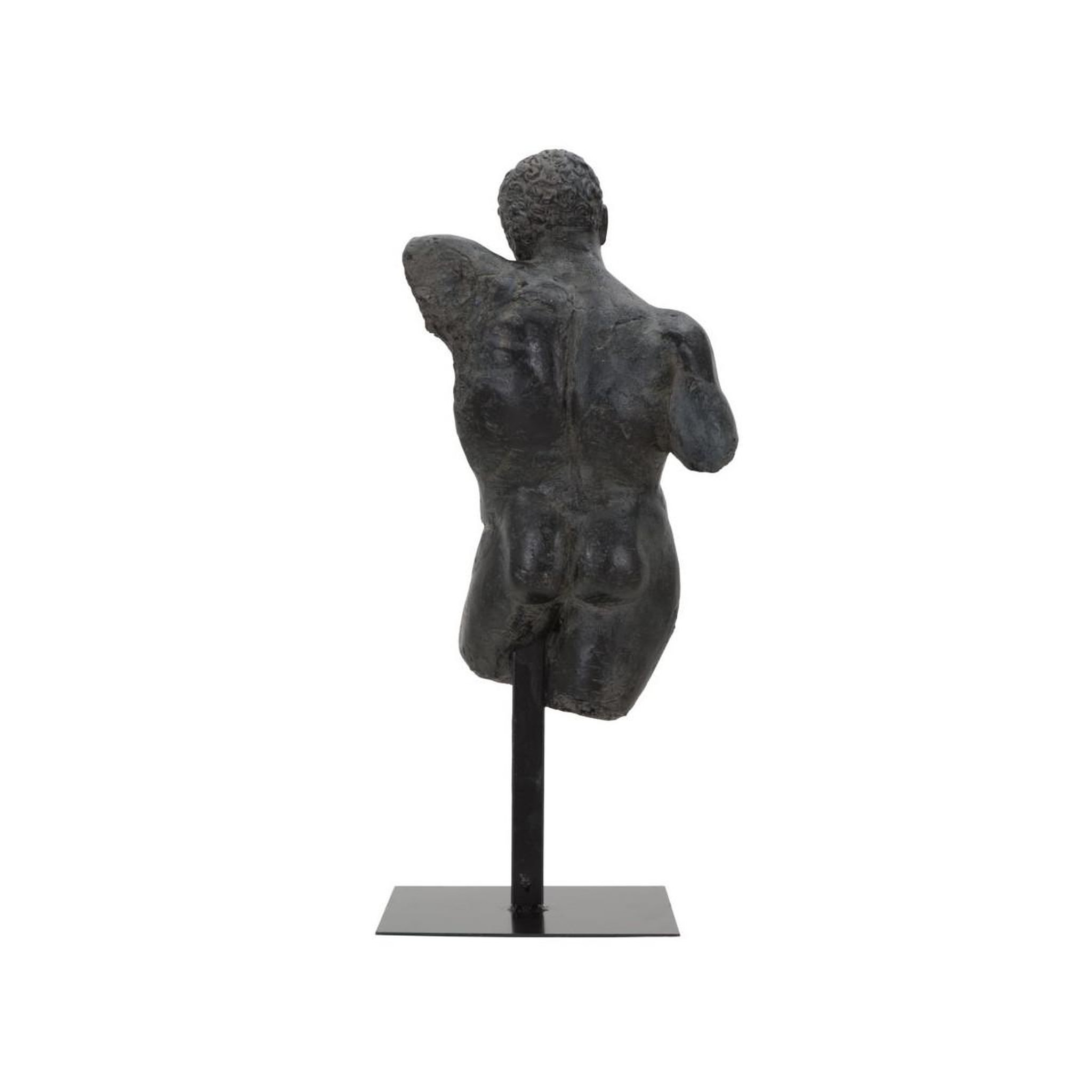 Voir la diapositive 3 : Paris Prix Statue buste masculin  musée  57cm noir
