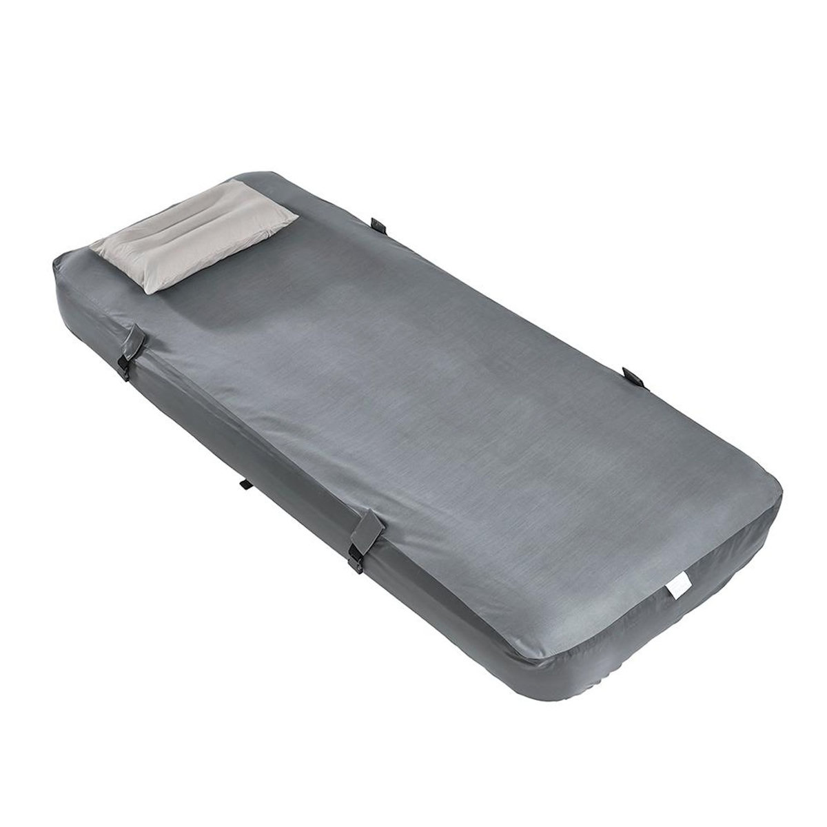SOBUY Chaise Longue Gonflable Gris 191x76x22cm OGS32-II-HG-P01