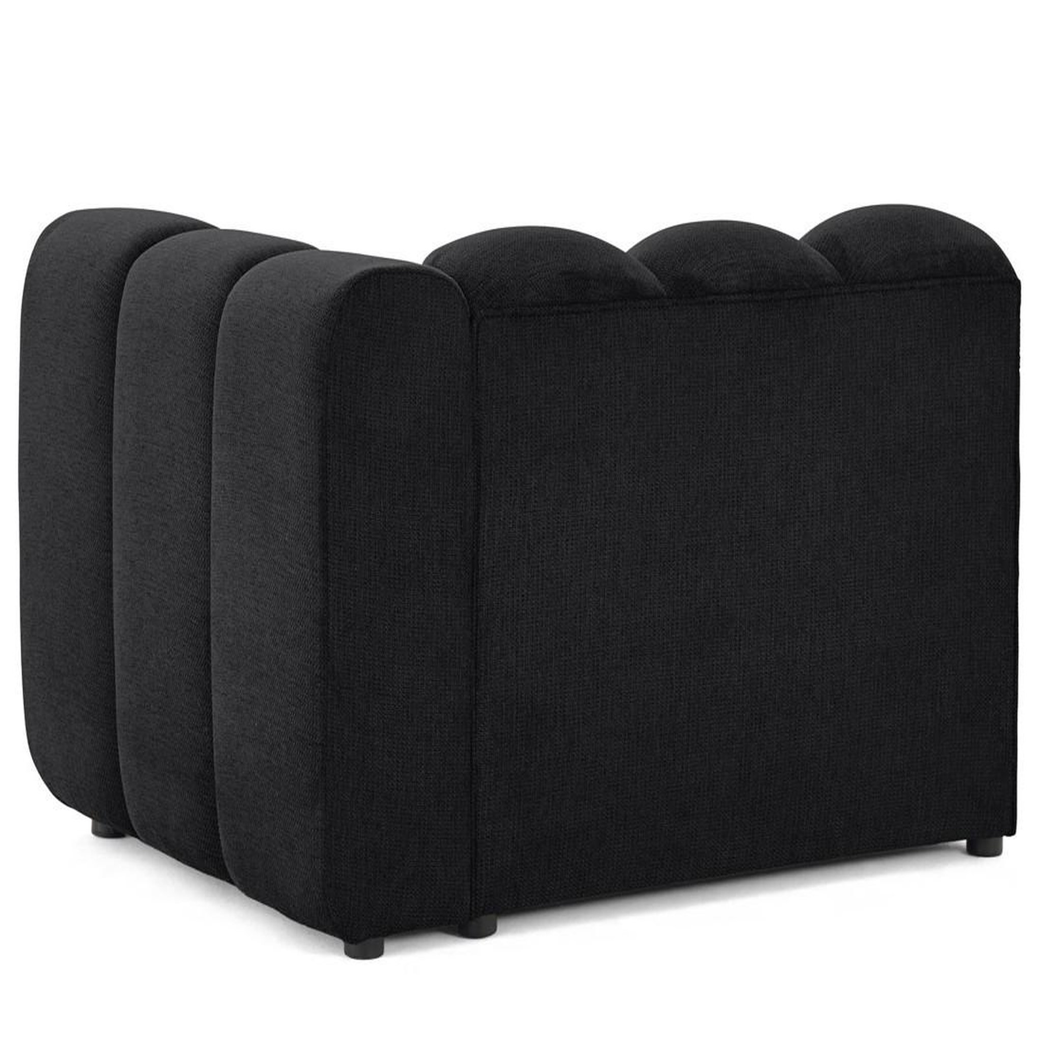 Voir la diapositive 5 : LISA DESIGN Debbie - module d'assise droit en tissu texturé