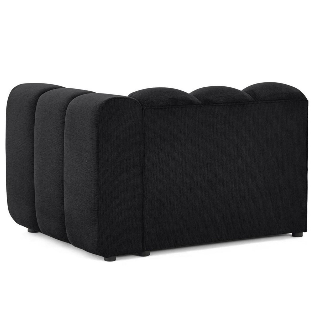 LISA DESIGN Debbie - module d'assise droit en tissu texturé