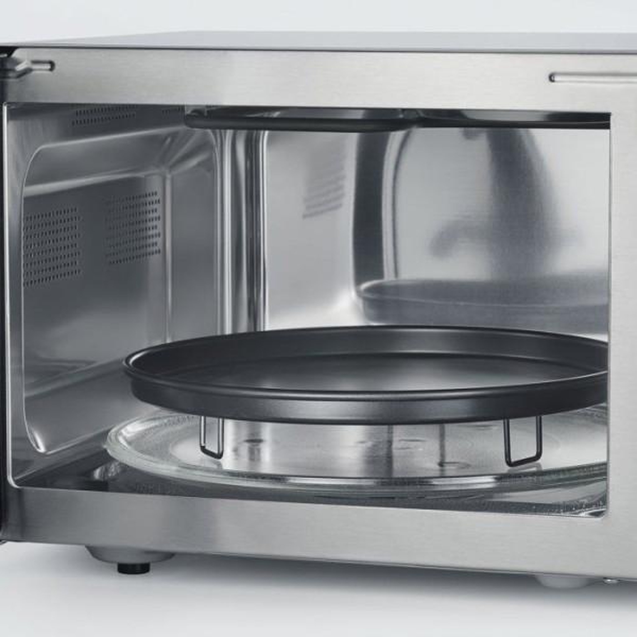 Voir la diapositive 4 : SEVERIN Micro-ondes combiné - SEVERIN - MW 7774 - Inox - 25 L - 48,3 x 43,5 x 28,1 cm