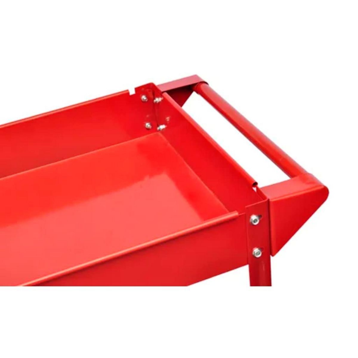 VIDAXL Chariot a outils d'atelier 100 kg rouge