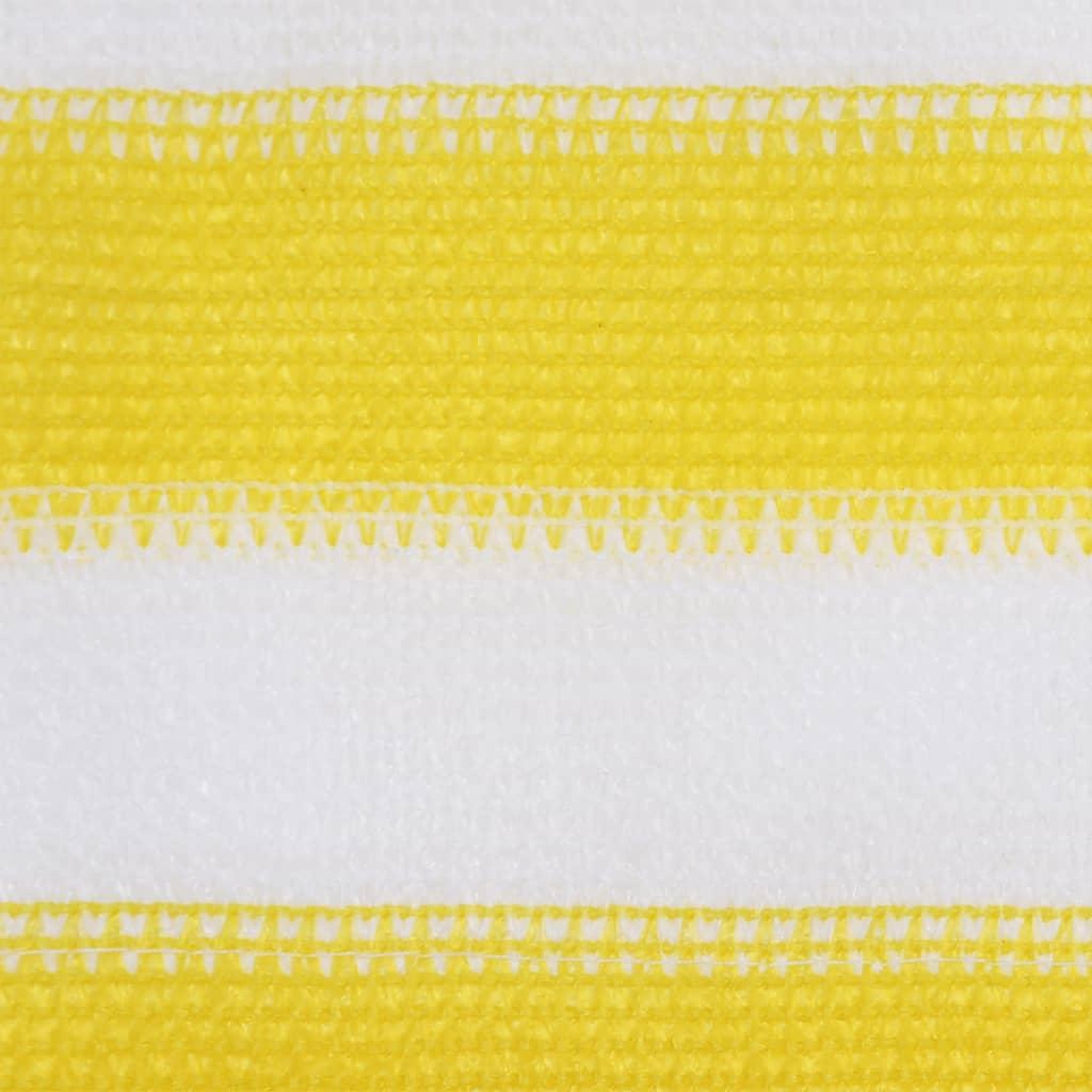 Voir la diapositive 2 : VIDAXL Ecran de balcon Jaune et blanc 120x600 cm PEHD