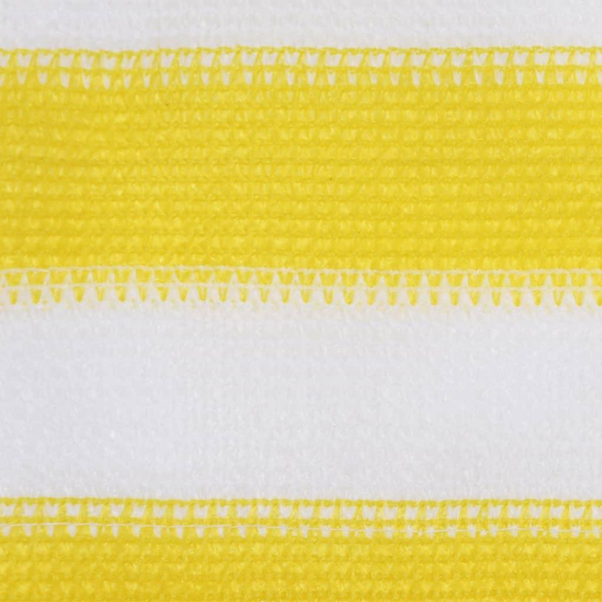 VIDAXL Ecran de balcon Jaune et blanc 120x600 cm PEHD