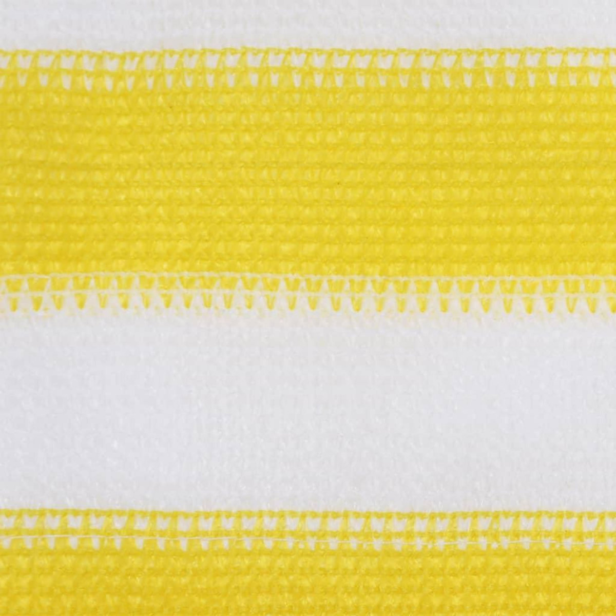 VIDAXL Ecran de balcon Jaune et blanc 120x600 cm PEHD