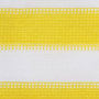 Voir la diapositive 2 : VIDAXL Ecran de balcon Jaune et blanc 120x600 cm PEHD